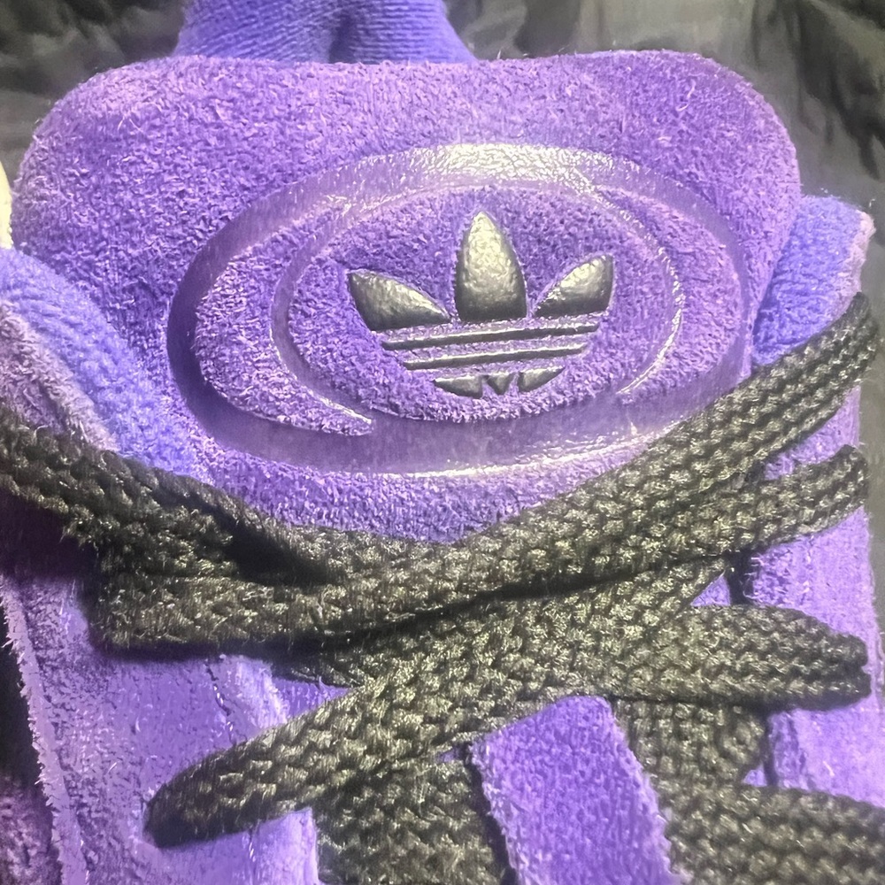Adidas CAMPUS OOS SHOES Purple Suede Sneakers - Picture 3 of 16